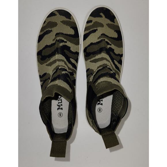 Mudd Size 8 Joanne Woman’s Mesh Sock Camouflage Pull-On Walking Shoes - Picture 5 of 13